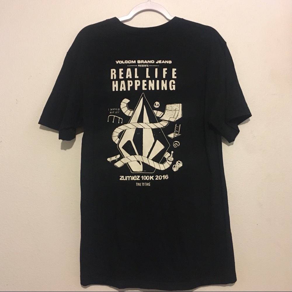 100k volcom tee